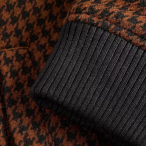 NWT Express Bomber Jacket- Houndstooth - Picture 7 of 7